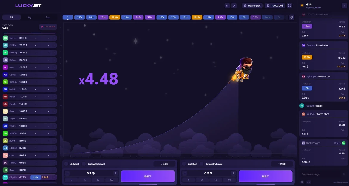 Lucky Jet Game | Free Demo